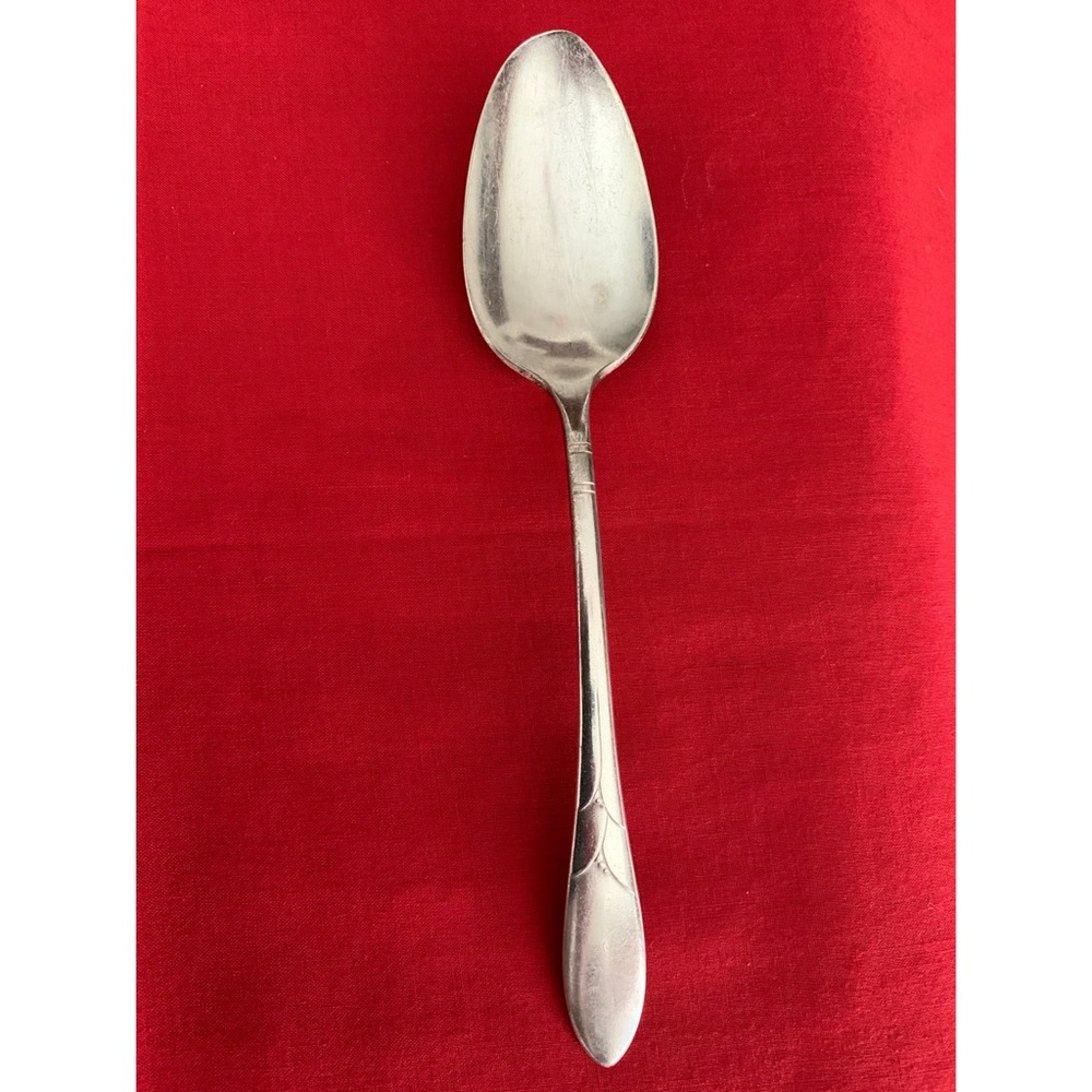 Antique Community Plate Serving Spoon.